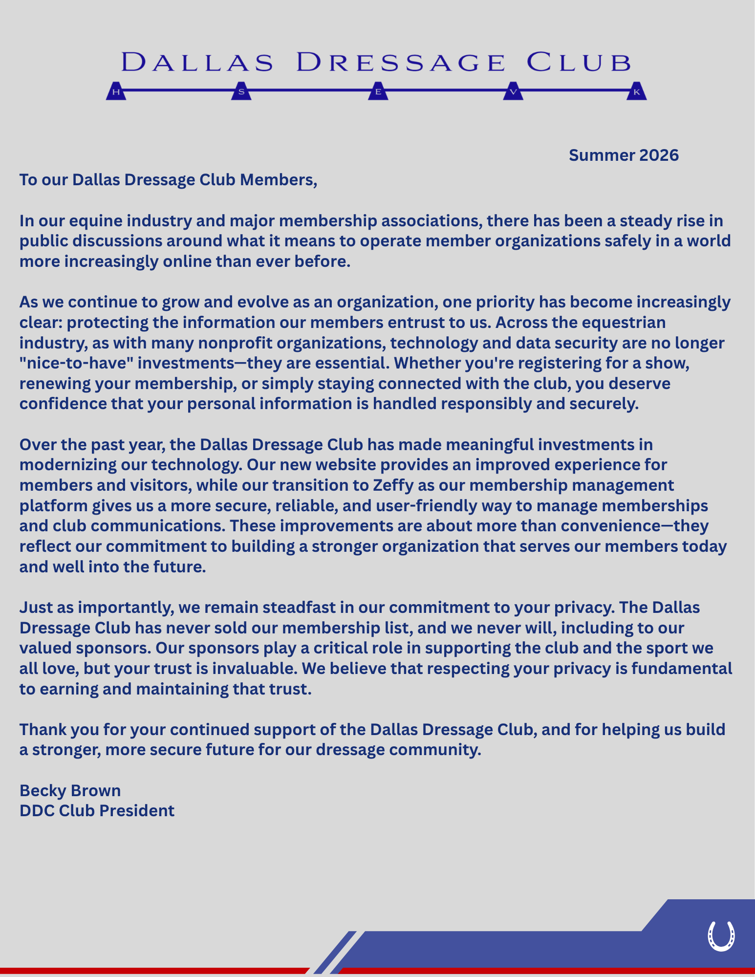 DDC Summer Newsletter